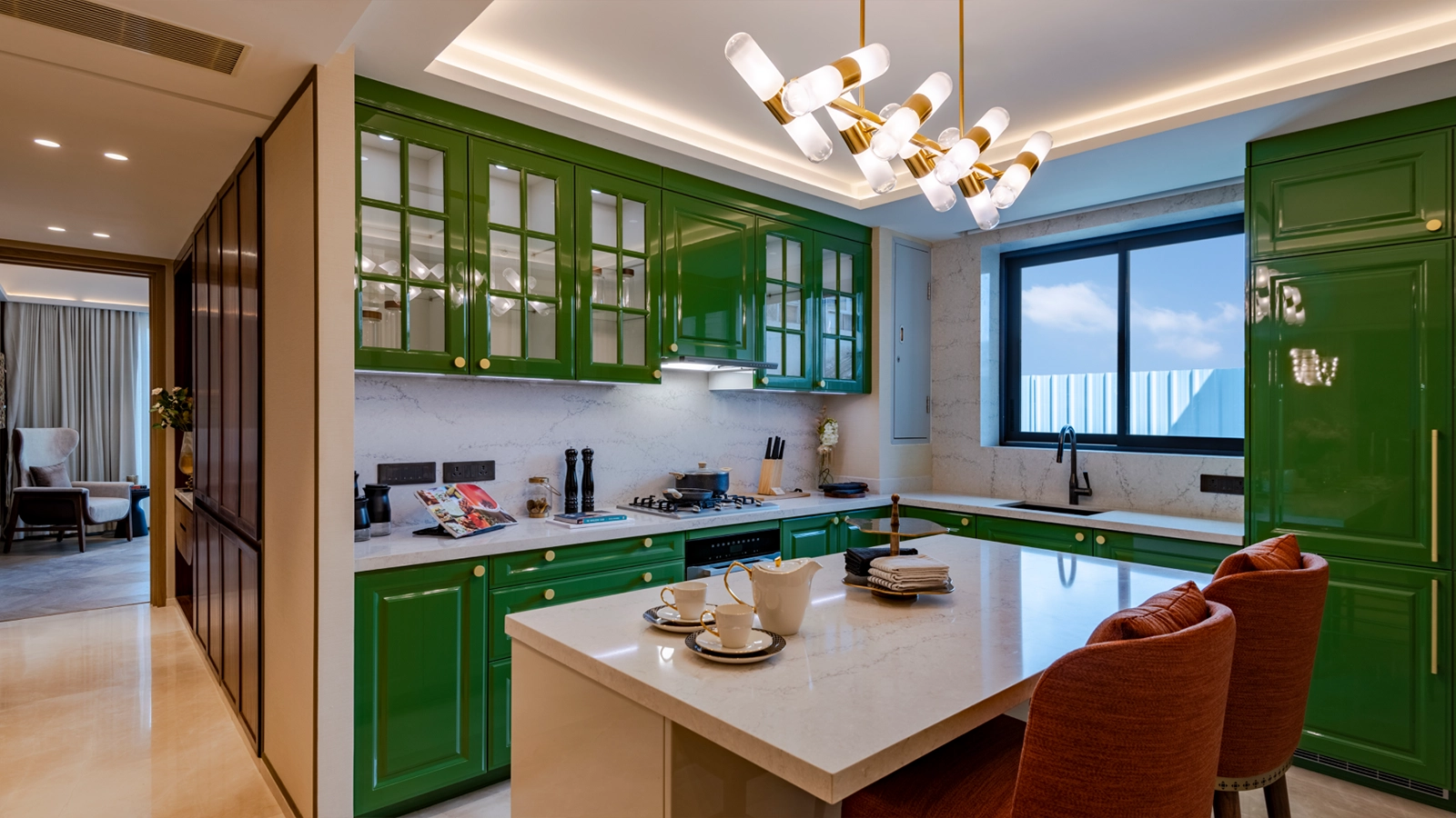 Brigade Icon Apartments in Mount Road Chennai kitchen dinning